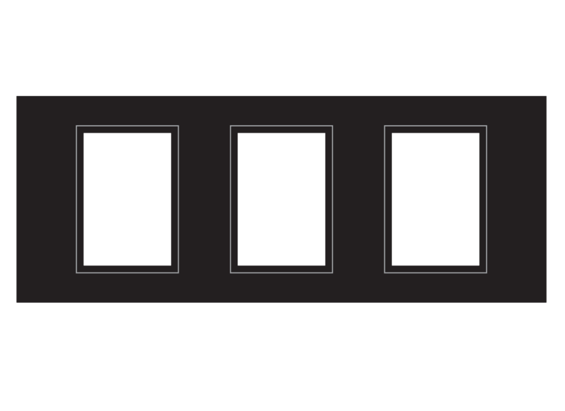 Custom Triple Mount for 3 Photos