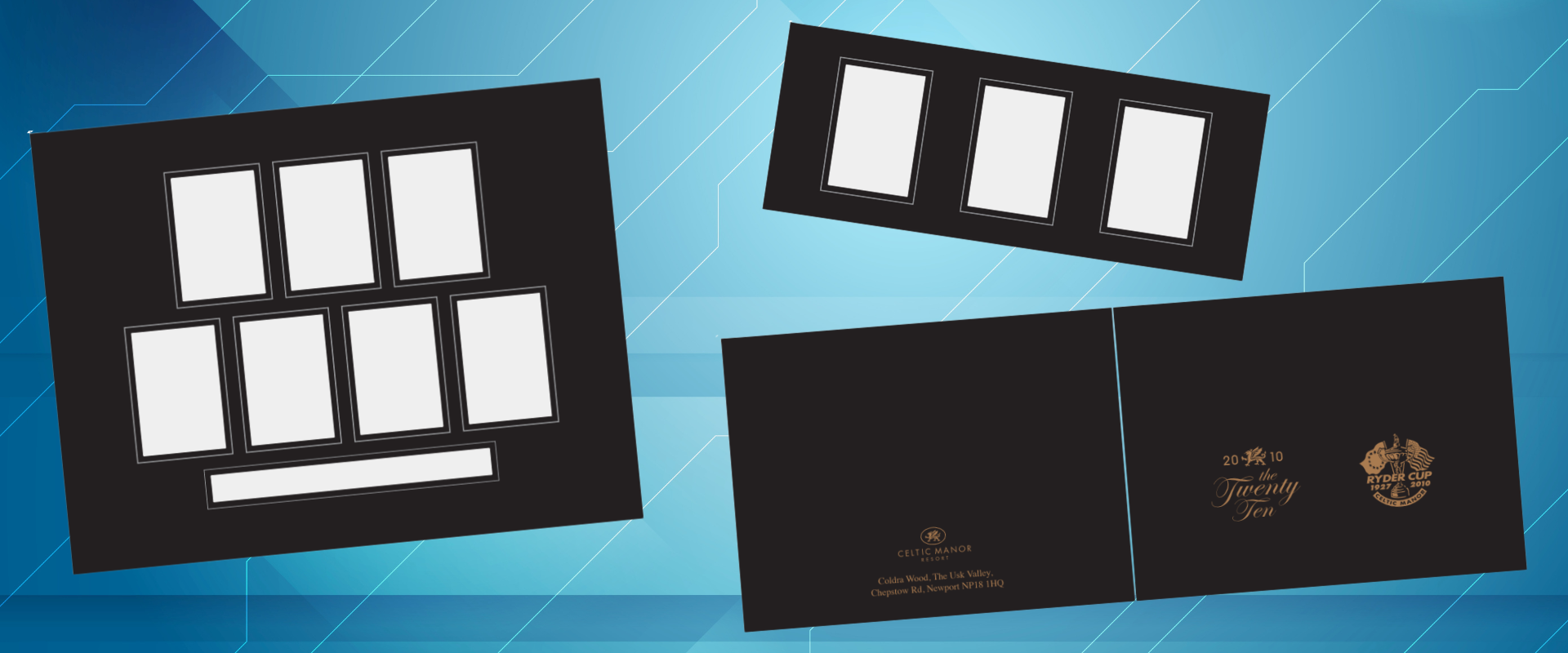 Bespoke and custom made photo mounts and folders for photography events